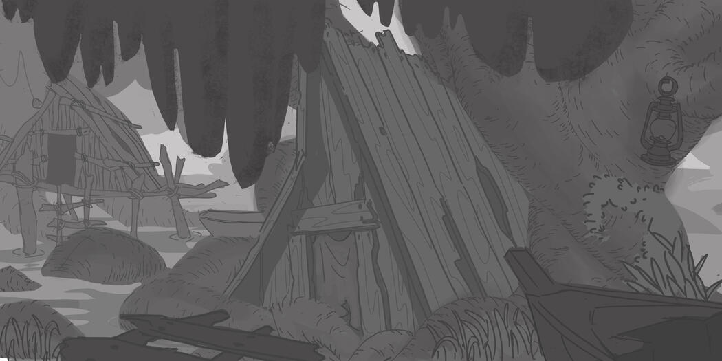 Shack Background Design